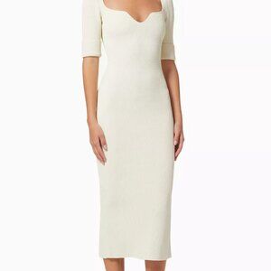 Khaite Leana Knit Dress Ivory size S - Timeless Dress for all Seasons!